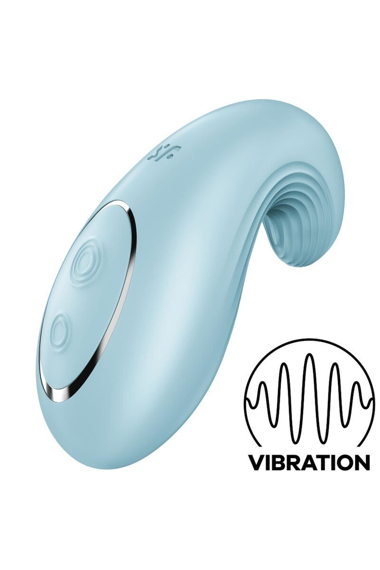 Вибратор Satisfyer Dipping Delight, 9 см (голубой)