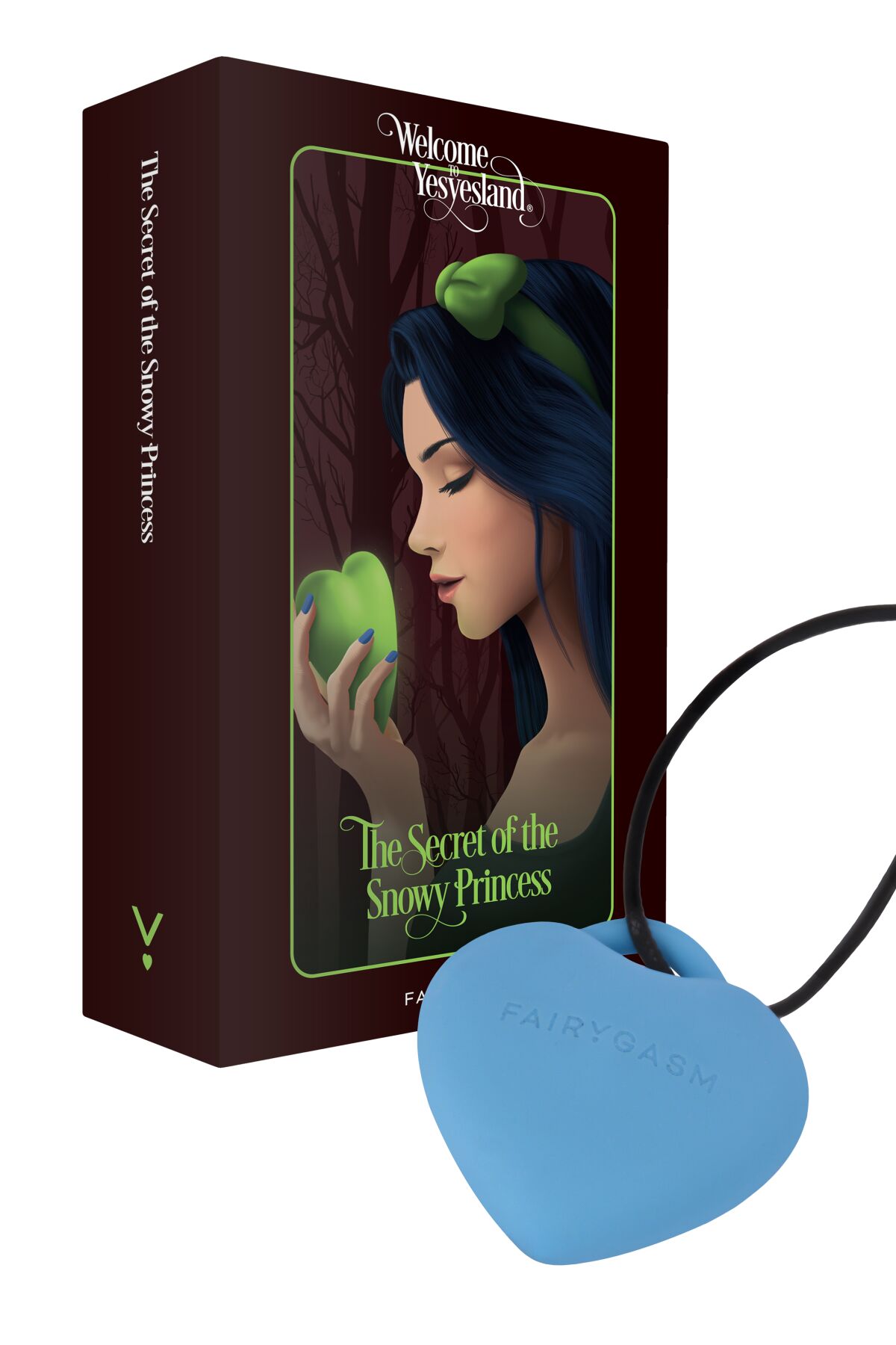 Вибратор для клитора FairyGasm PleasureStone, 5,5 см (голубой)