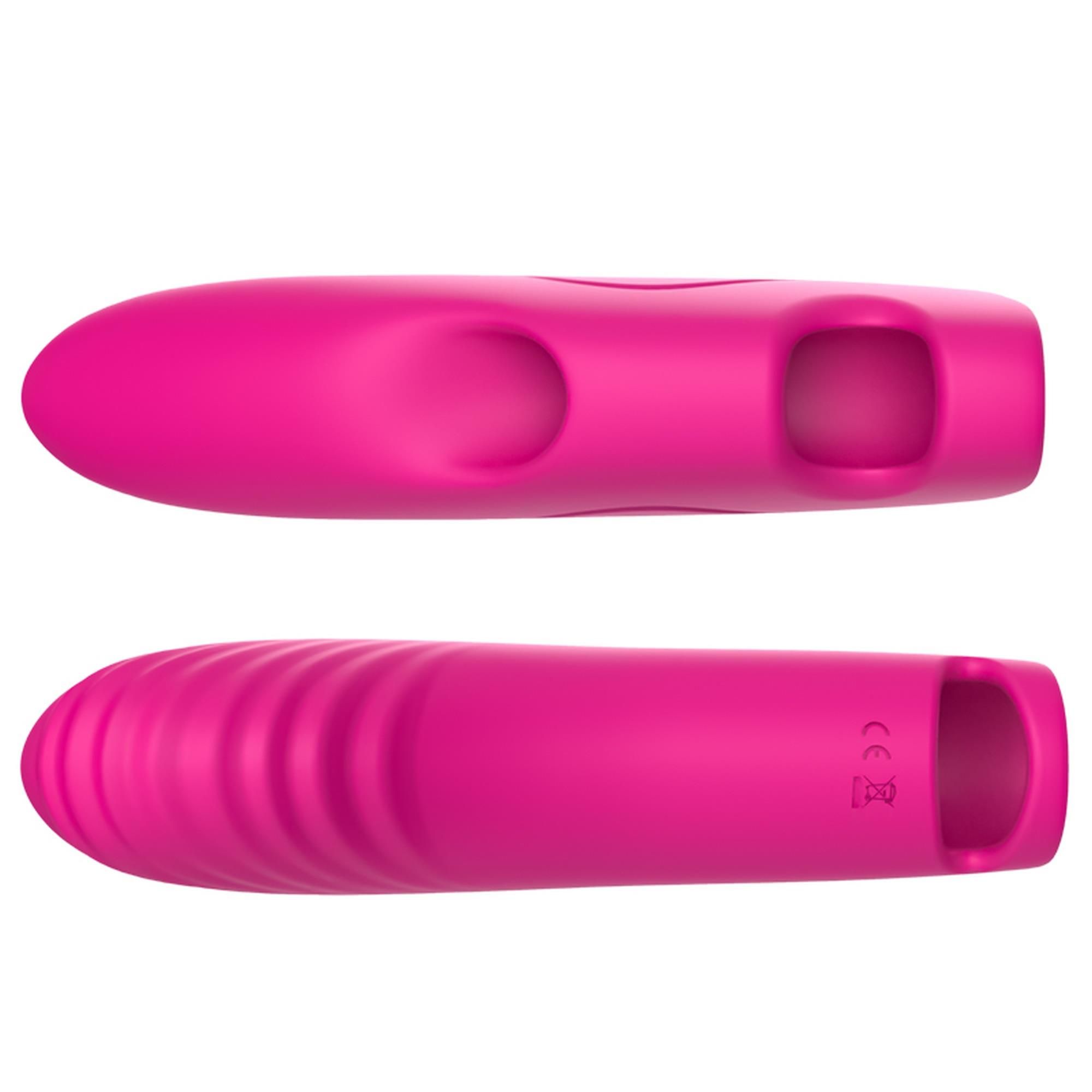 Вибратор на палец B - Series Joy Aurora with remote, 11.8 см (розовый)