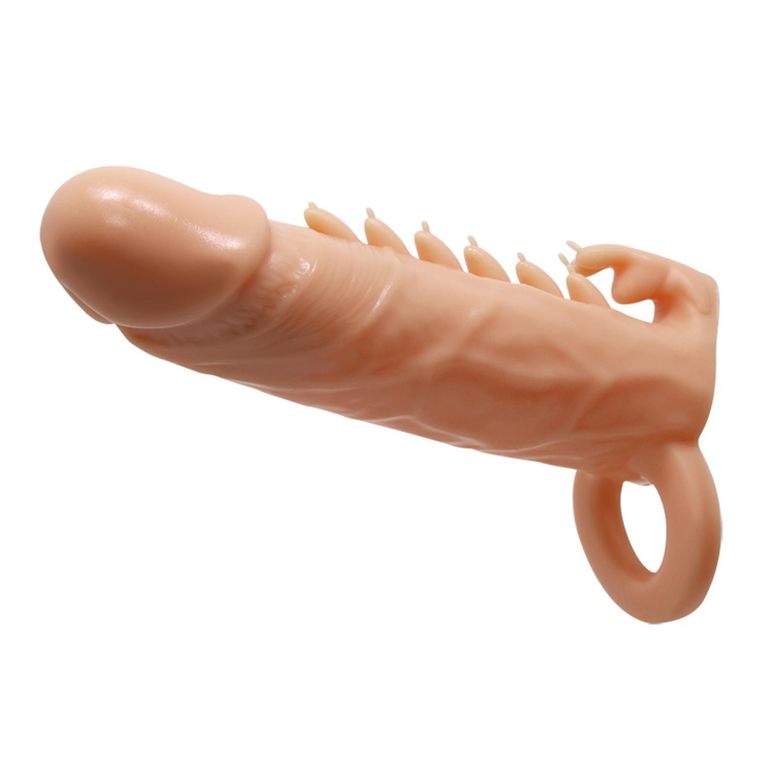 Насадка на пенис LyBaile Penis Sleeve Emmitt,16 см (телесный)