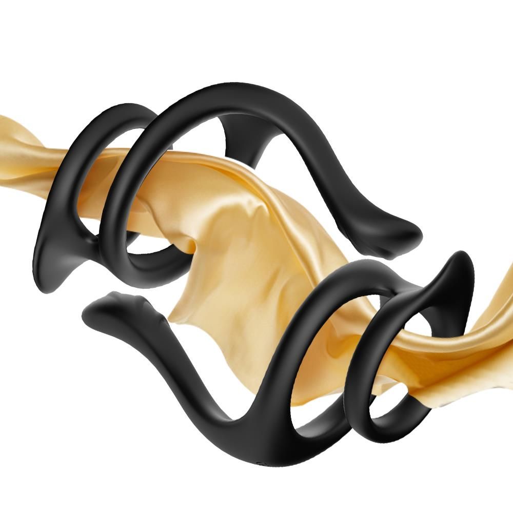 Pierścień erekcyjny B - Series Joy Tail, 8.5 cm (czarny)