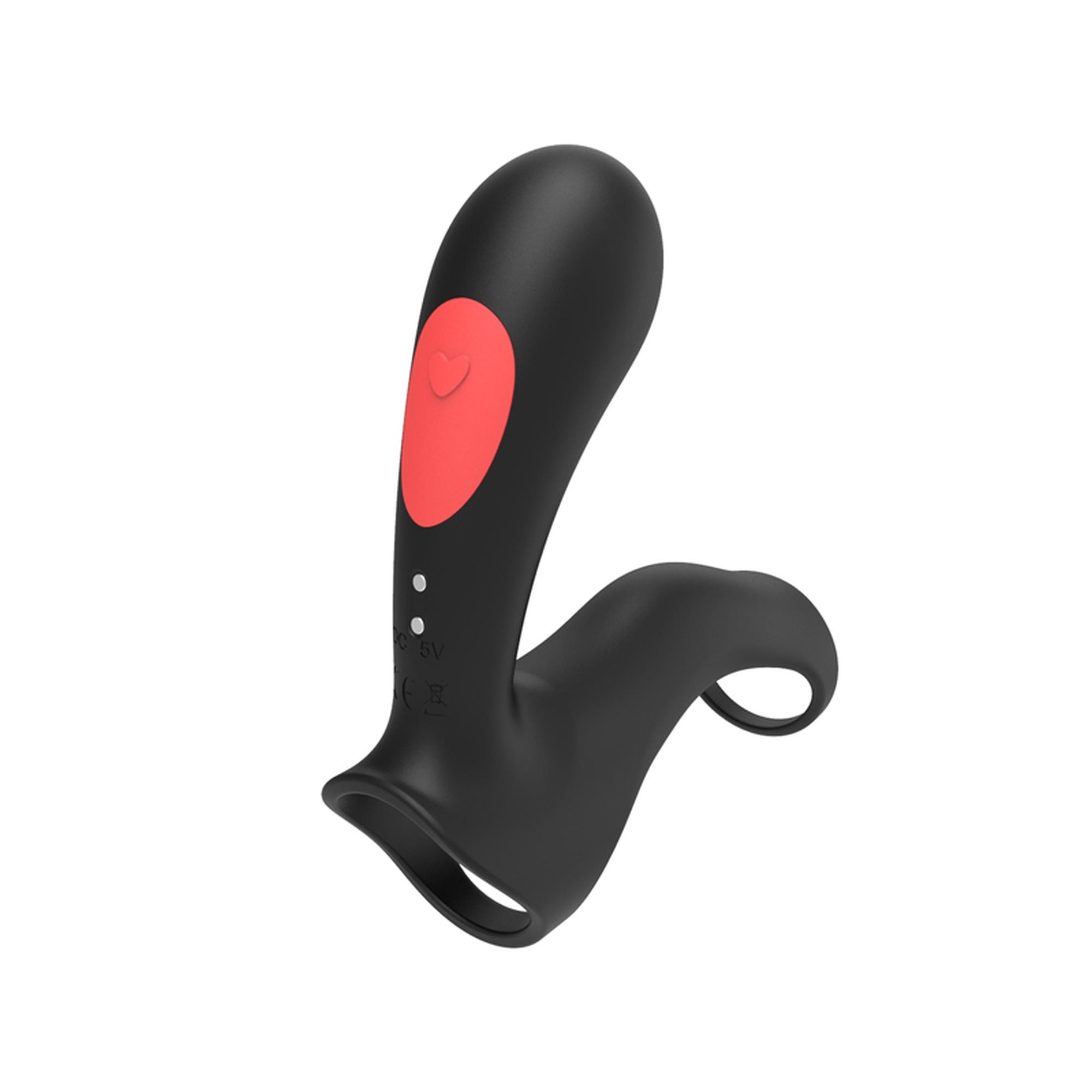 B - Series Joy Stamen - Wibracyjny pierścień B -, Czarny, 11.5 cm