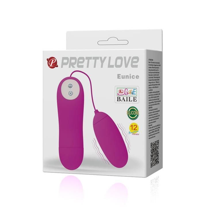 Виброяйцо Pretty Love Eunice, 6 см (розовый)