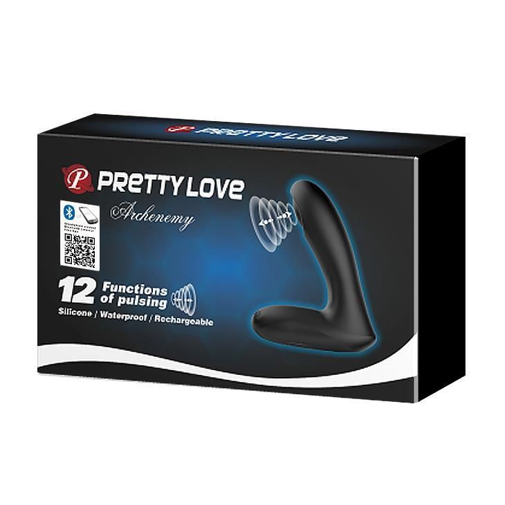 Масажер простати Pretty Love Archemeny, 12.1 см (чорний)