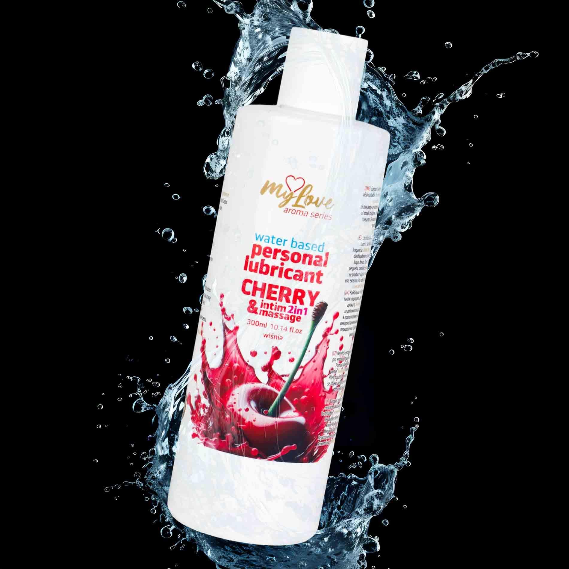 Лубрикант MyLove Aroma Series Intim&Massage 2in1 Cherry, 300 мл