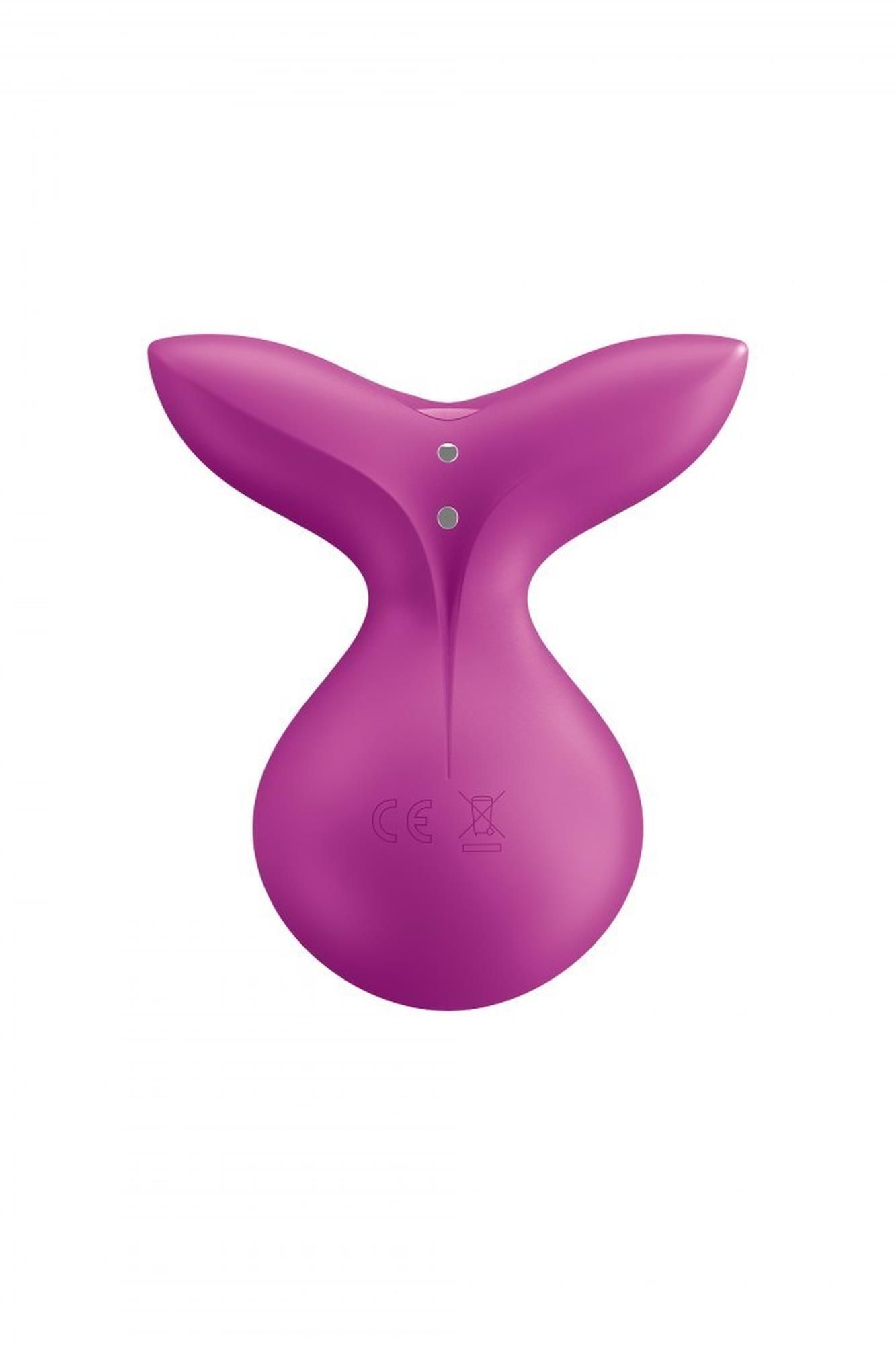 Masażer łechtaczki Satisfyer Viva la Vulva 3, 8,5 cm (fioletowy)