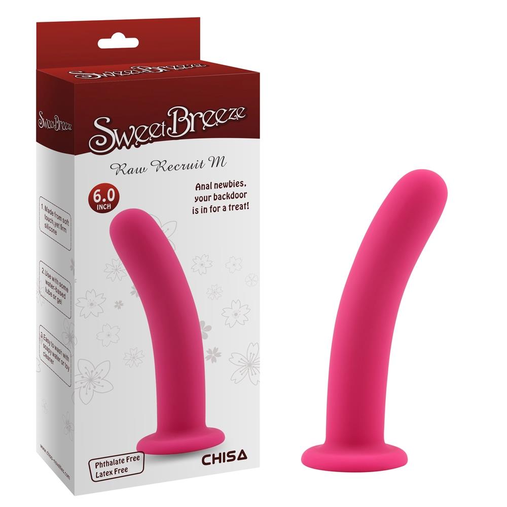 Фаллоимитатор Sweet Breeze Raw Recruit M, 15 см (розовый)