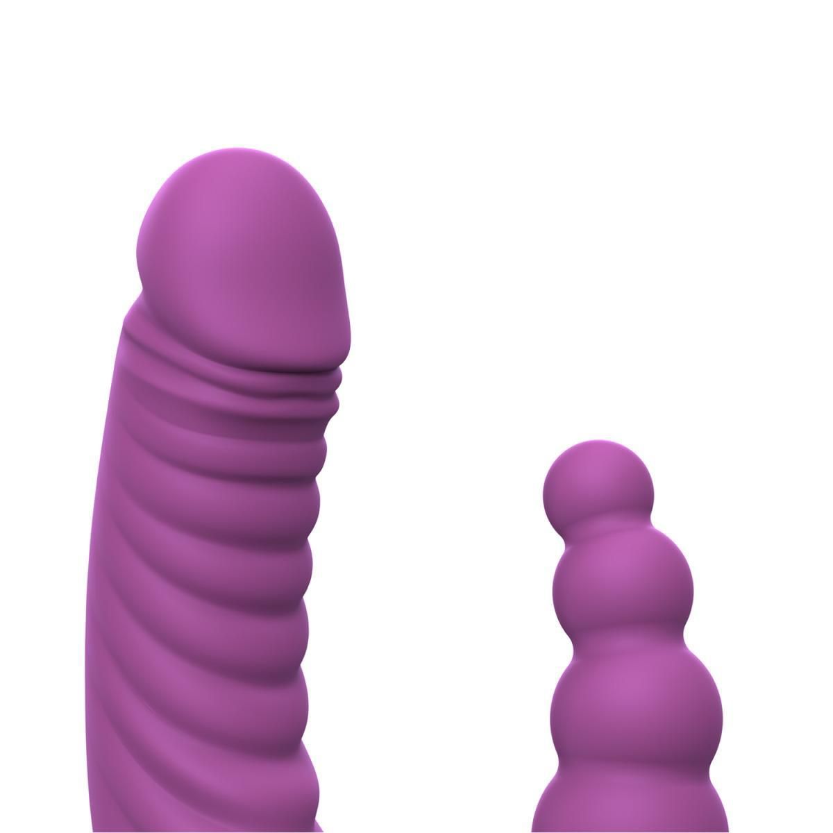Двойной вибратор Teazers Double Vibrator, 12.5 см (фиолетовый)