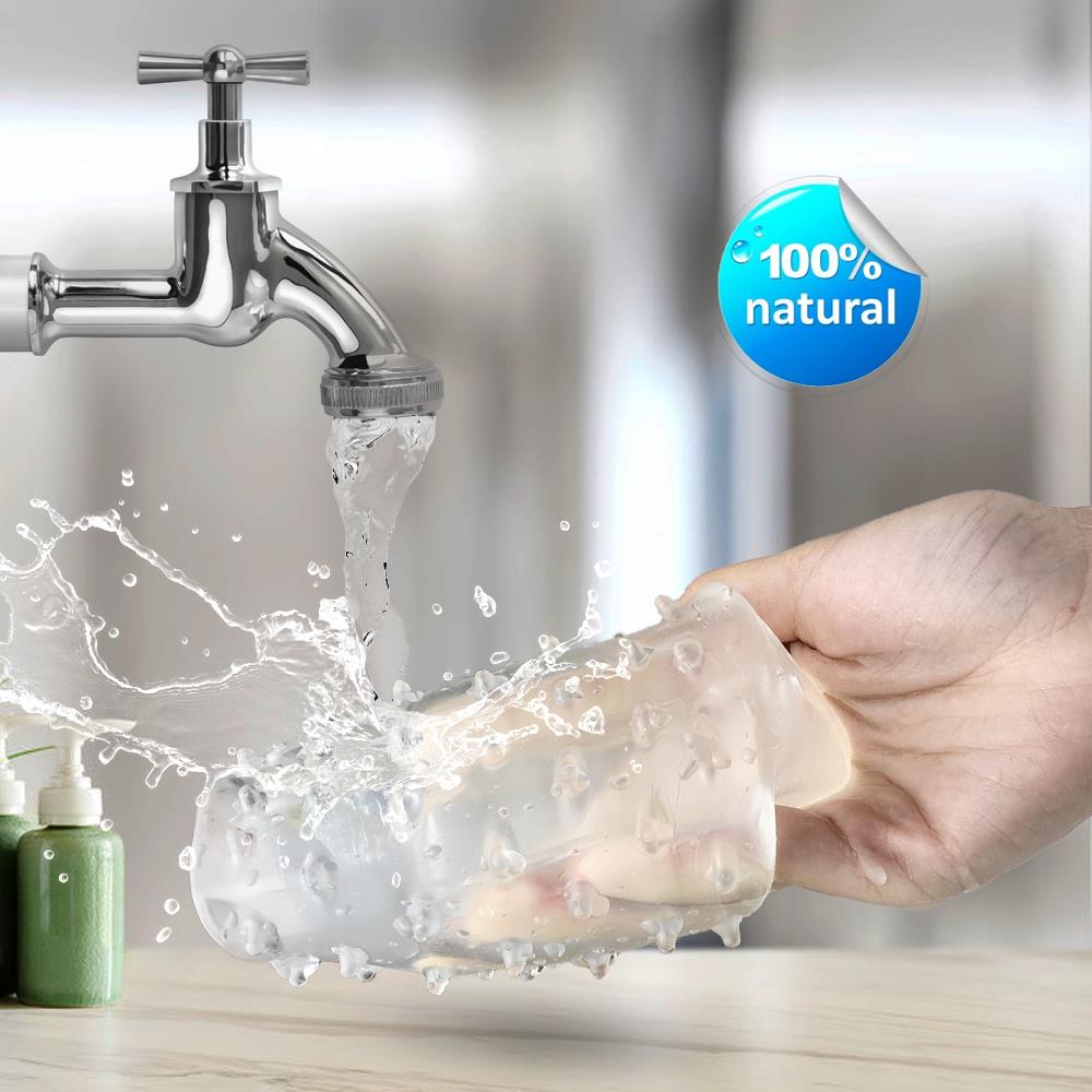 Мастурбатор с вибрацией B - Series Joy Master (прозрачный)