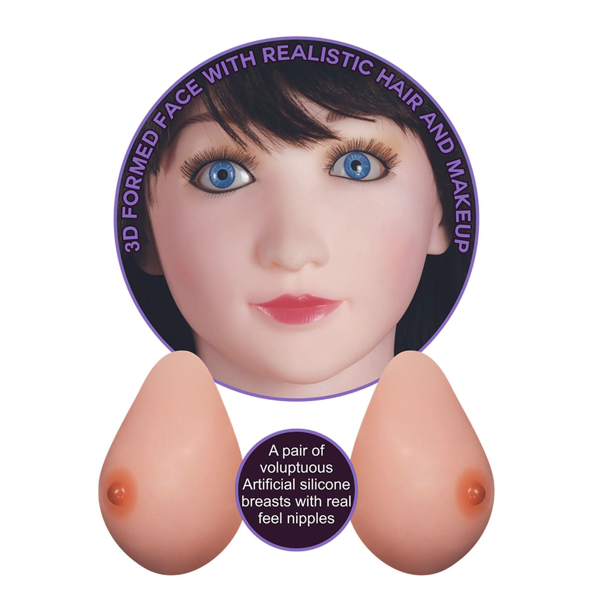 Секс-кукла LoveToy Silicone Boobie Super Love Doll, 152 см (блондинка)