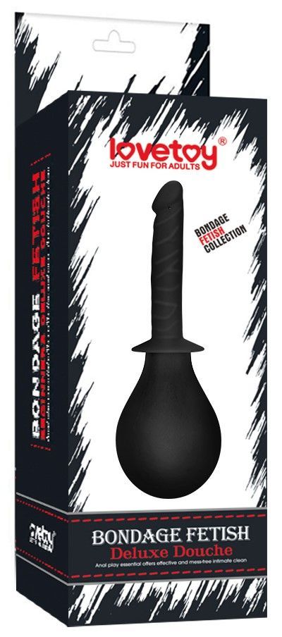 Анальный душ Bondage Fetish Deluxe Douche (черный)