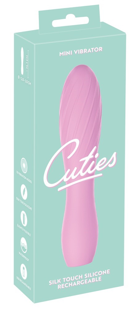 Вибратор Cuties Mini, 14,1 см (розовый)