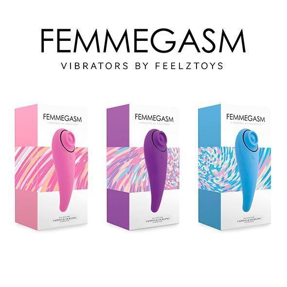 Вибратор с пульсацией FeelzToys FemmeGasm, 14 см (розовый)