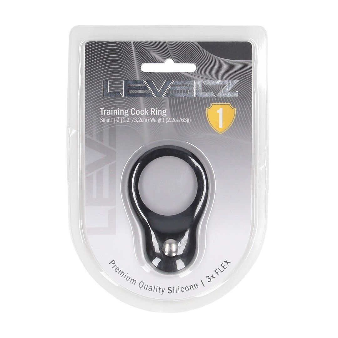 Эрекционное кольцо Levelz Training Cockring S, 7 см (черный)