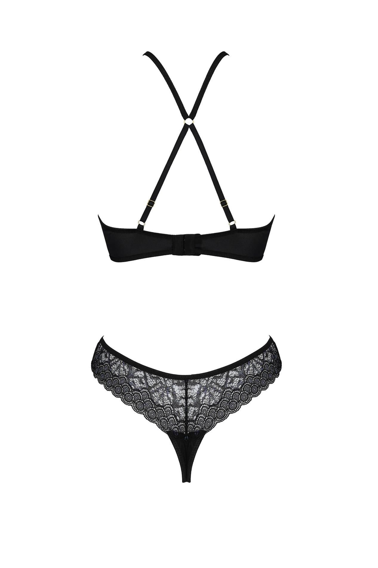 Эротическое боди Casmir Kitasana, XXL/XXXL (черный)