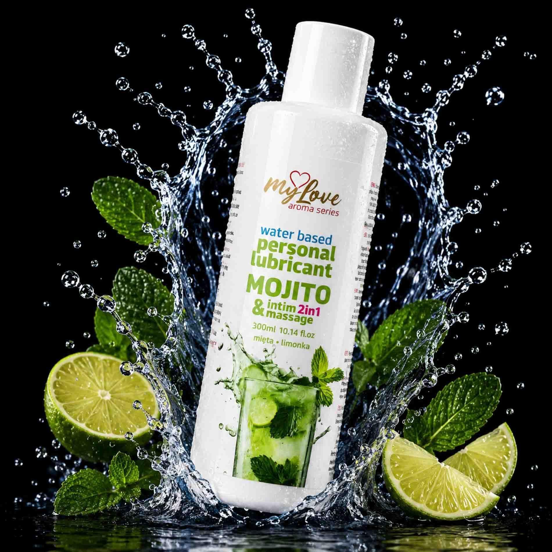 Lubrykant MyLove Aroma Series Intim&Massage 2w1 Mohito, 300 ml