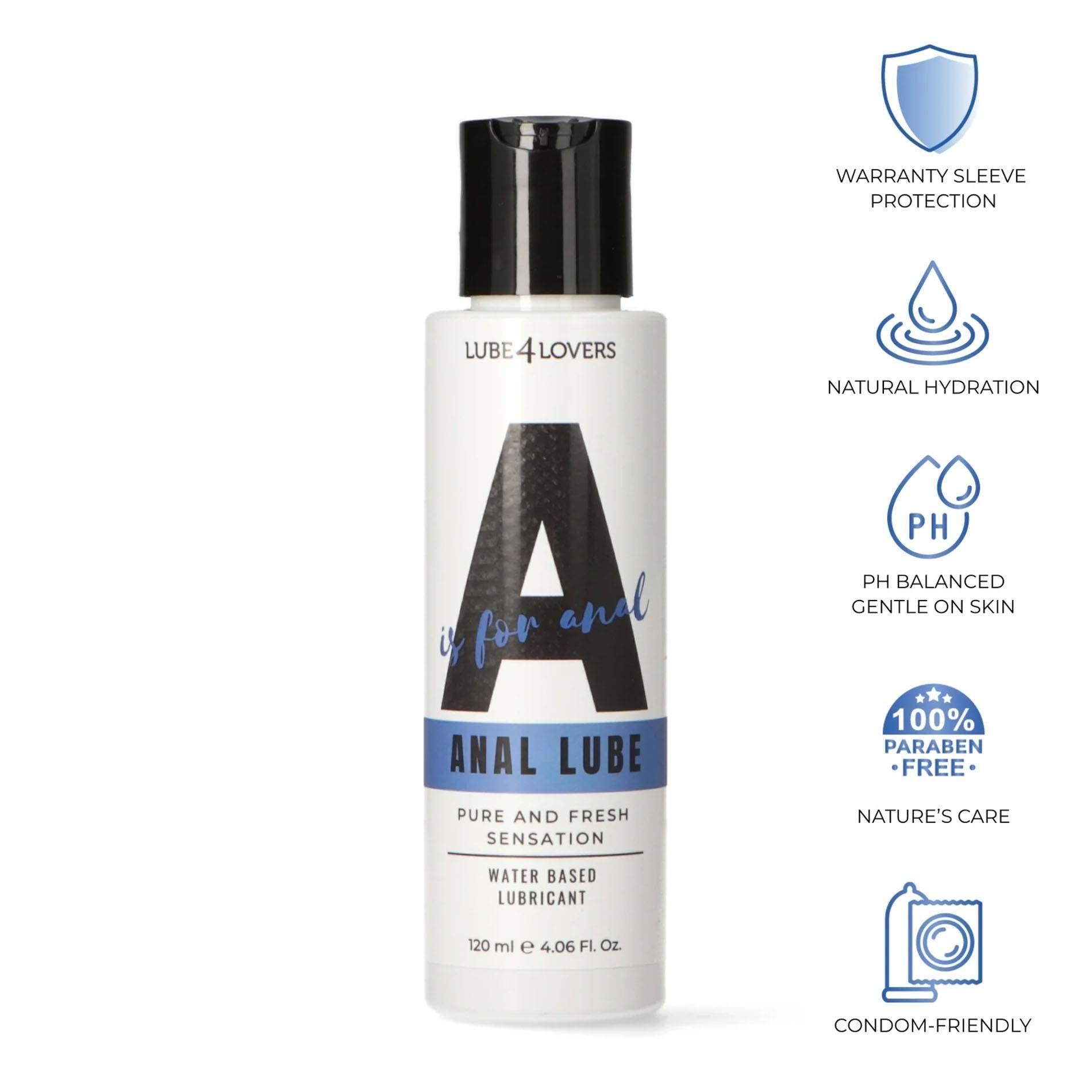 Lubrykant na bazie wody Lube4lovers A is for Anal Lube, 120 ml