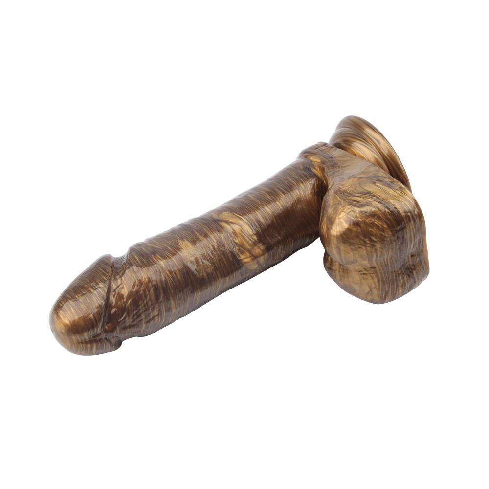 Фаллоимитатор Dark Muscle Ben Dover, 19.5 см (золотой)