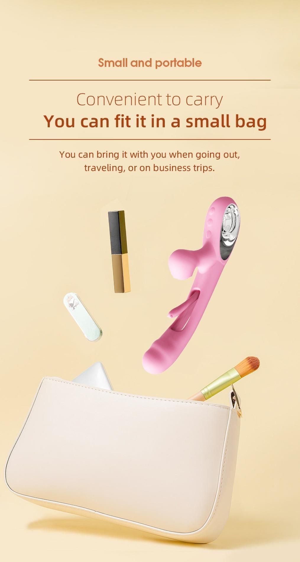 Wibrator królik B - Series Lyla Corse, 24.5 cm (różowy)