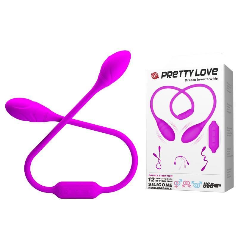 Вибратор Pretty Love Dream Lovers Whip, 65,5 см (фиолетовый)