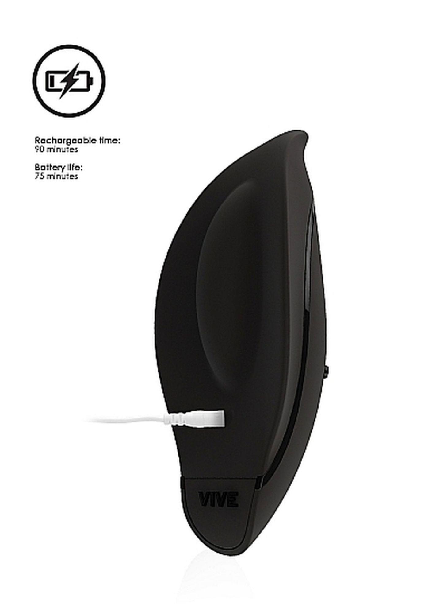 Вибратор Vive Minu Lay On, 8.5 см (черный)