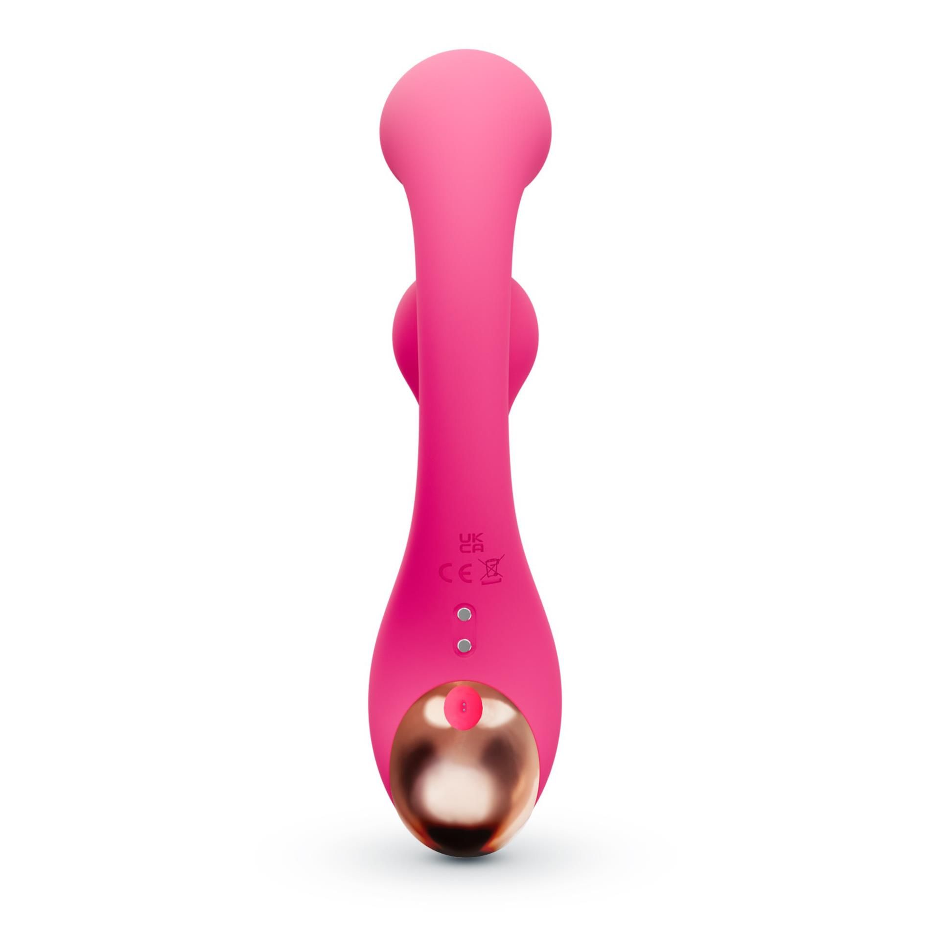 Вибратор-кролик Crushious Pleaser, 17 см (розовый)
