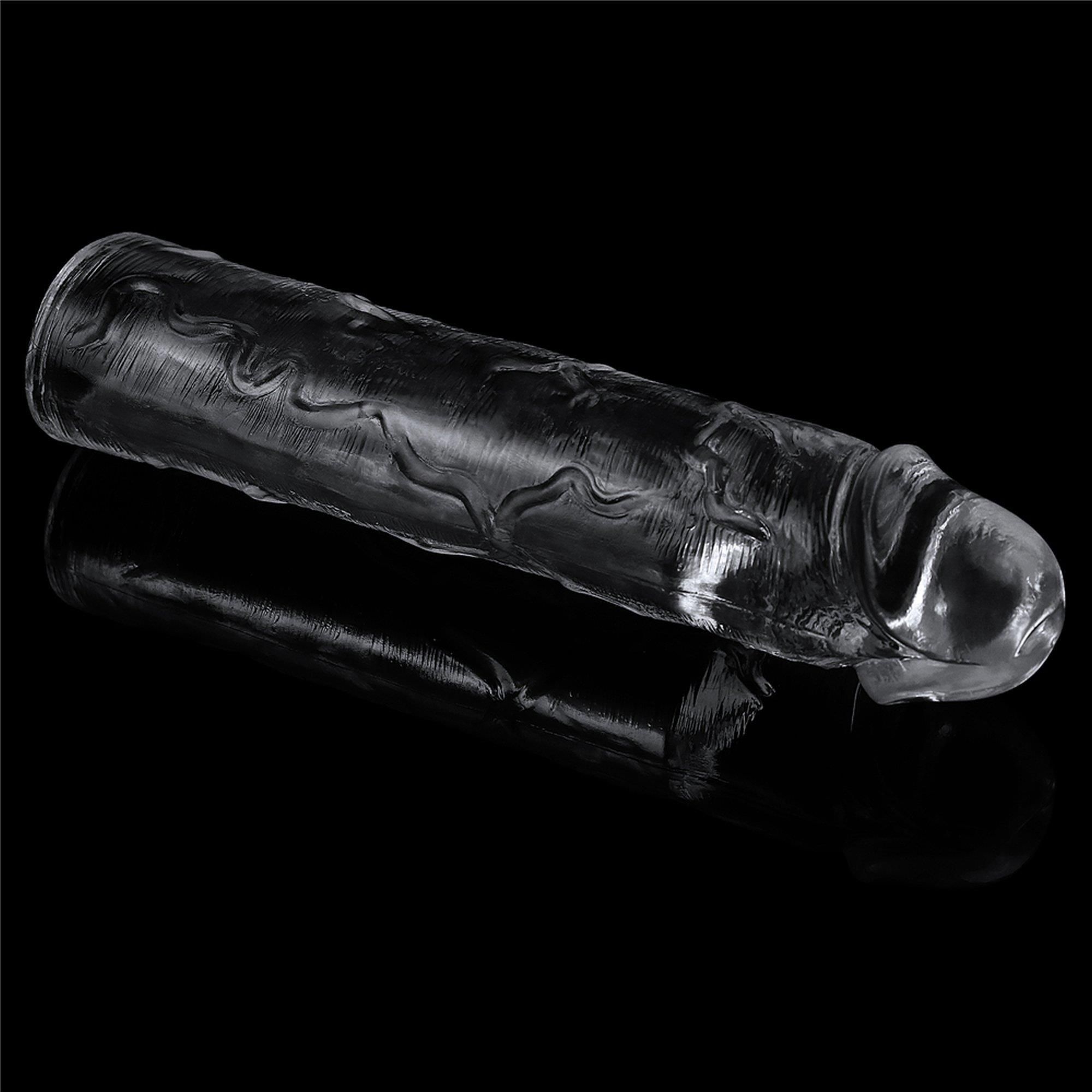 Nasadka na penisa LoveToy Flawless Clear Penis Sleeve Add 2, 19 cm (przezroczysty)