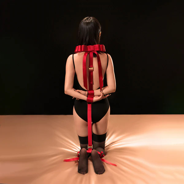 БДСМ набор Upko Bowknot Hogtie Portable Bondage Gear (красный)