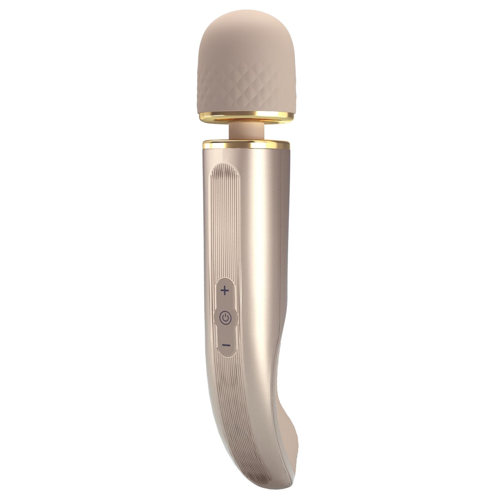 Вибромассажер Pretty Love Interesting Massager, 29 см (золотой)