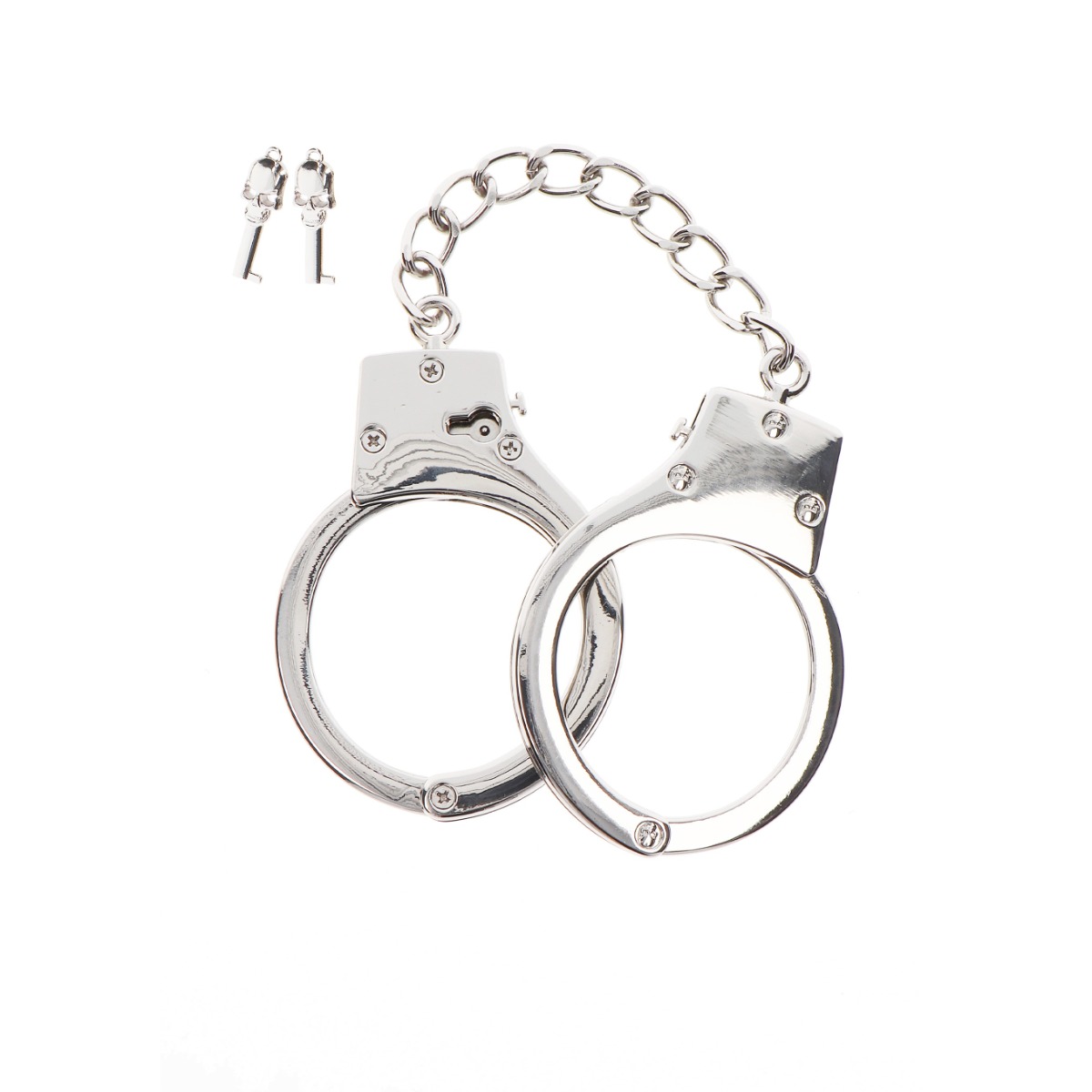 Наручники Taboom Silver Plated BDSM Handcuffs, 6,5 см (серебристый)