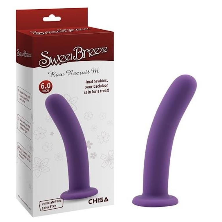 Фаллоимитатор Sweet Breeze Raw Recruit M, 15 см (фиолетовый)