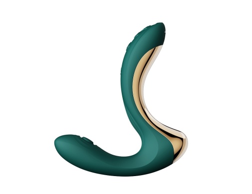 Вибратор Zalo Talis G-Spot PulseWave, 14,4 см (зеленый)