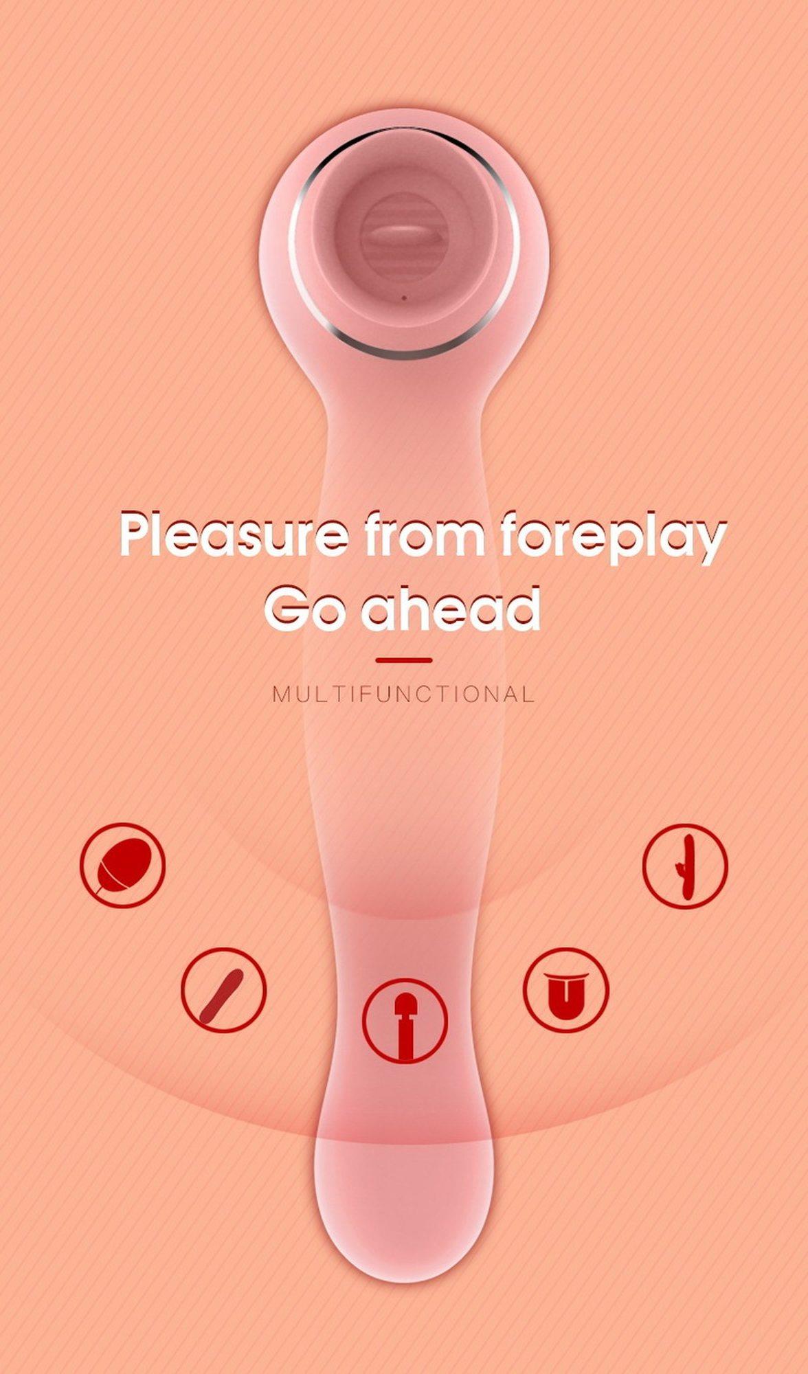 Вакуумный стимулятор клитора с вибрацией B - Series Lyla Lauren (розовый)