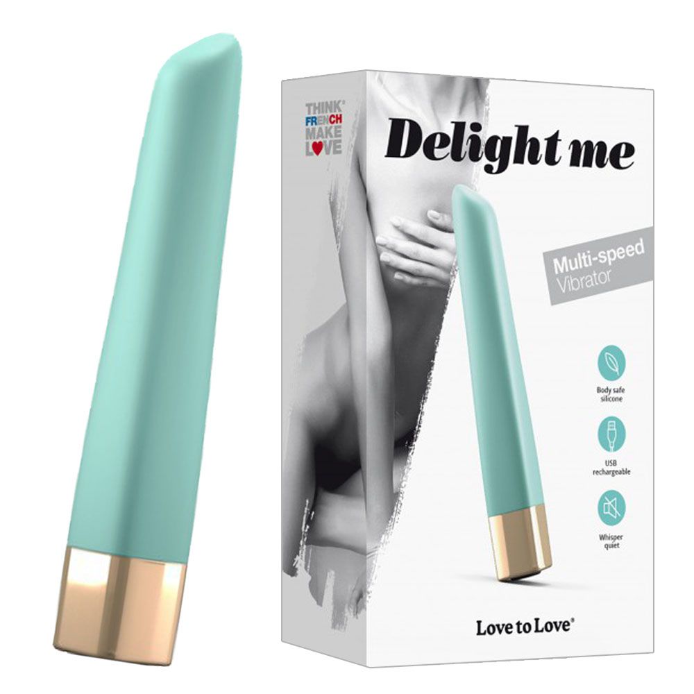 Вибратор Love To Love Delight Me, 12,5 см (мятный)