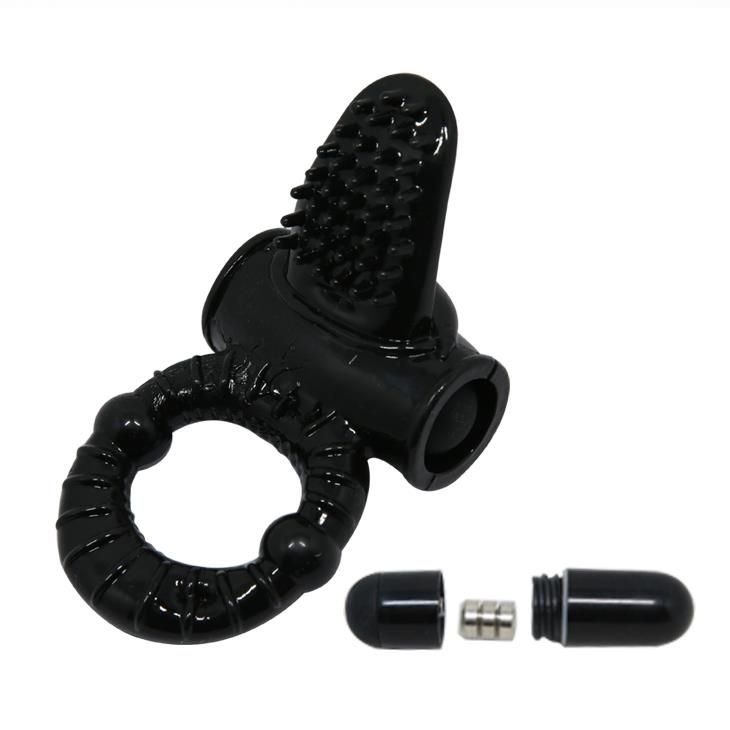 Pierścień erekcyjny Baile Sweet Vibration Ring, 10 cm (czarny)