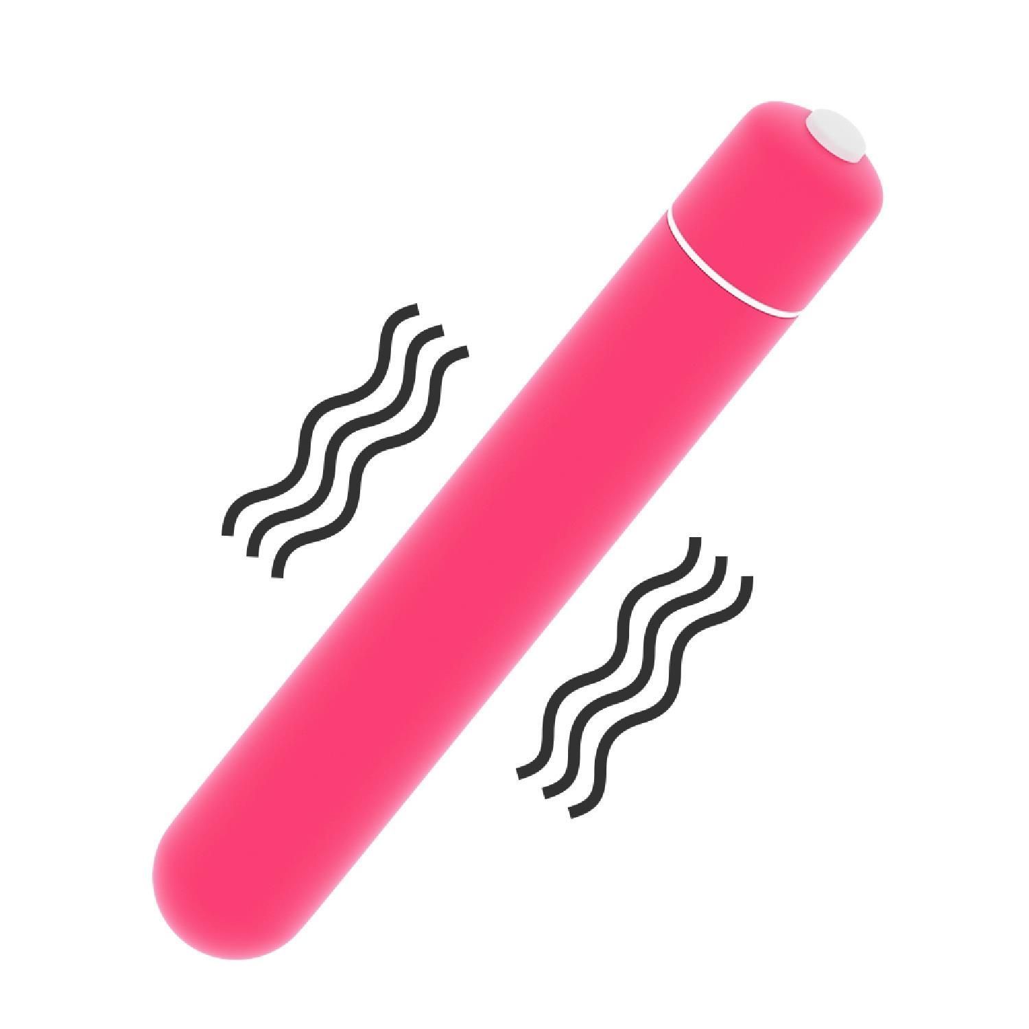 Вібратор LoveToy X-Basic, 13 см (фуксія)