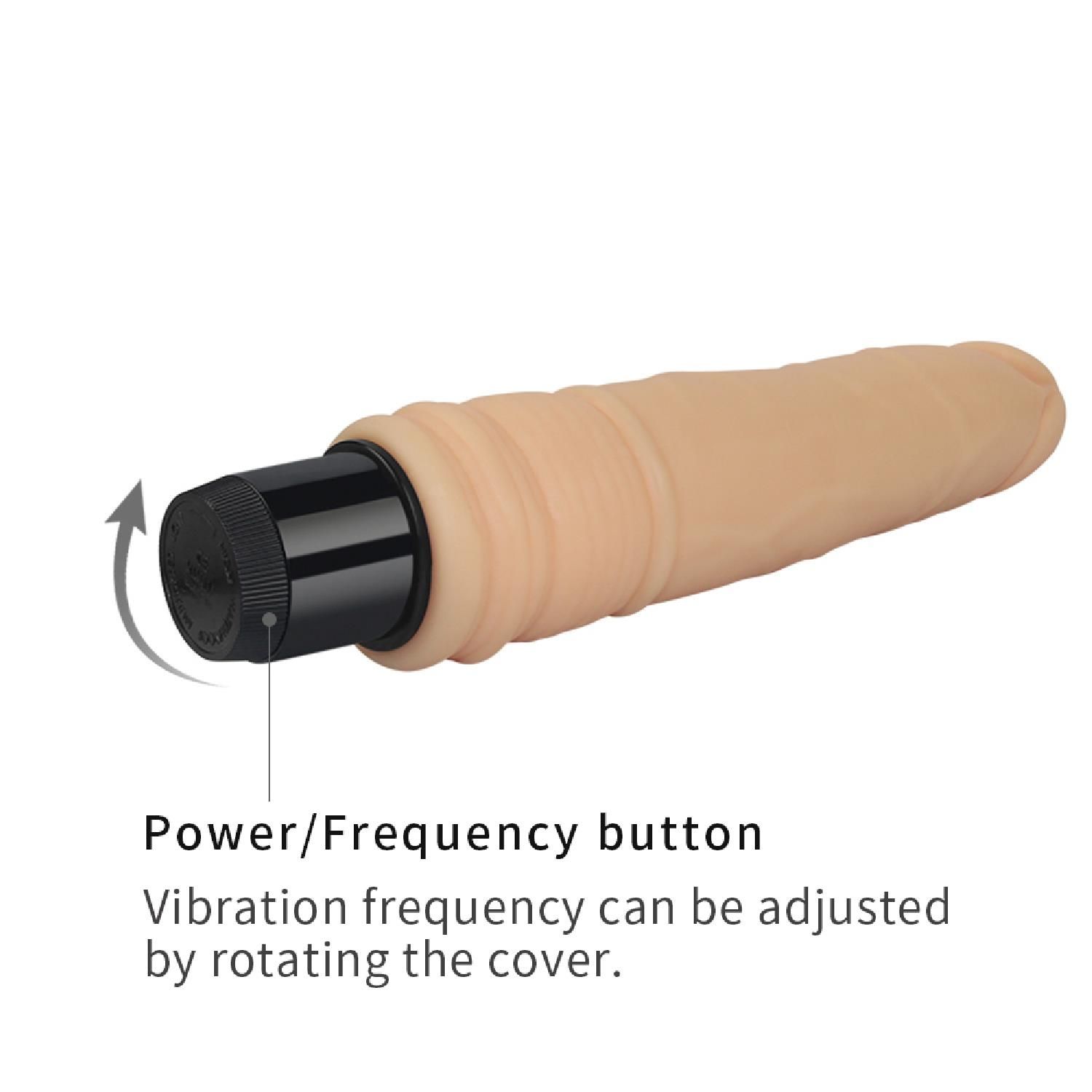 Wibrator Real Feel, 20 cm (w kolorze cielistym)