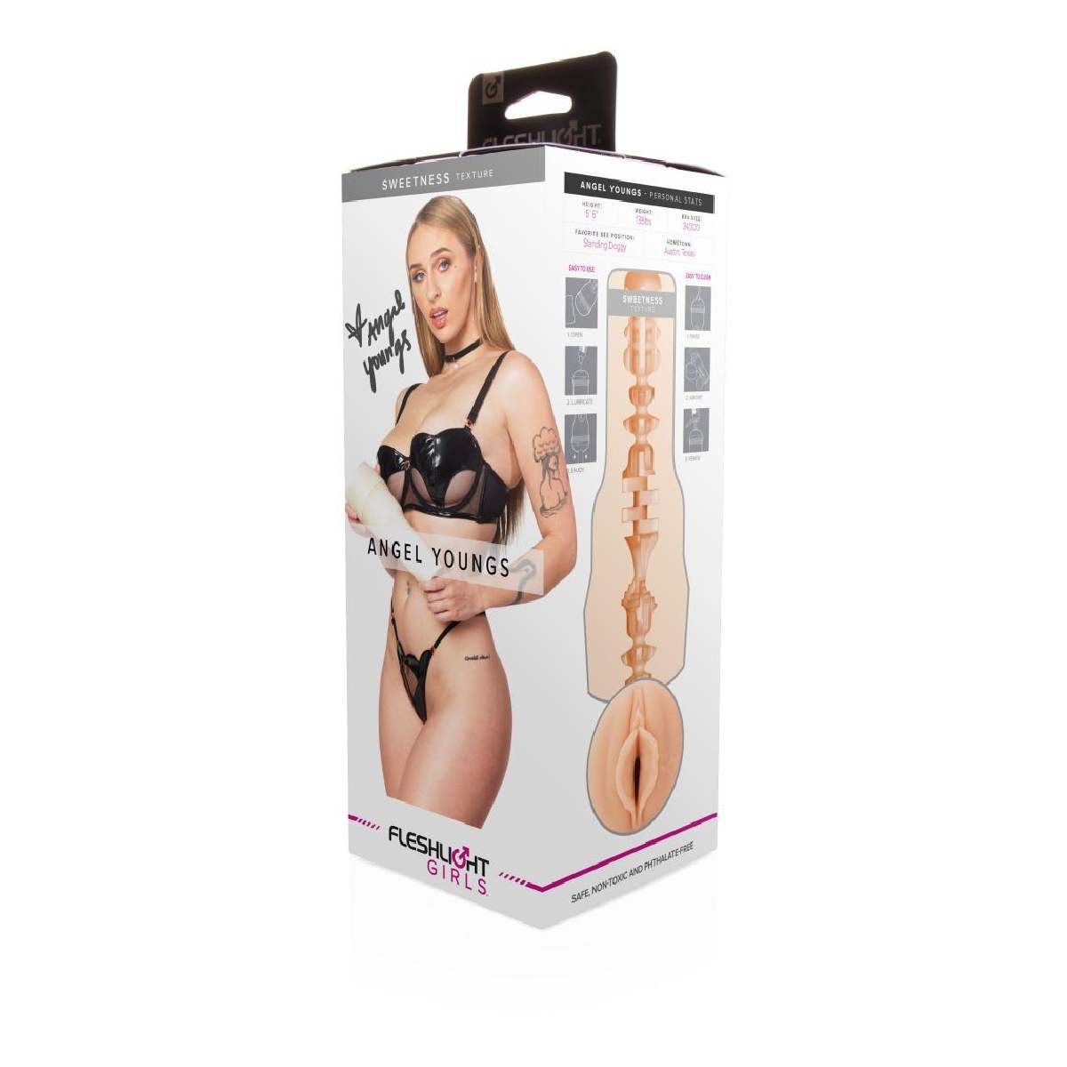 Мастурбатор реалистичный Fleshlight Angel Youngs Sweetness (телесный)