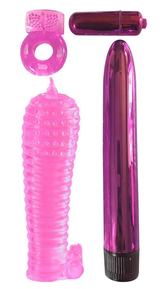 Набор секс-игрушек Classix Ultimate Pleasure Couple’s Kit, 4 шт (розовый)