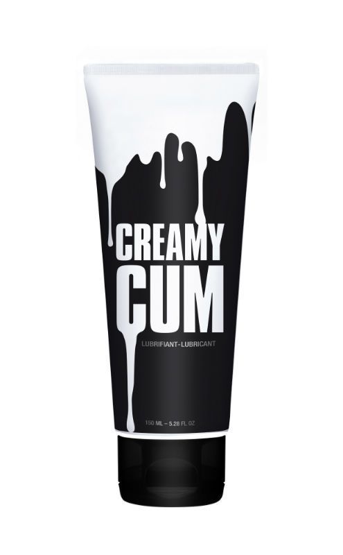 Lubrykant na bazie hybrydowej Creamy Cum, 150 ml
