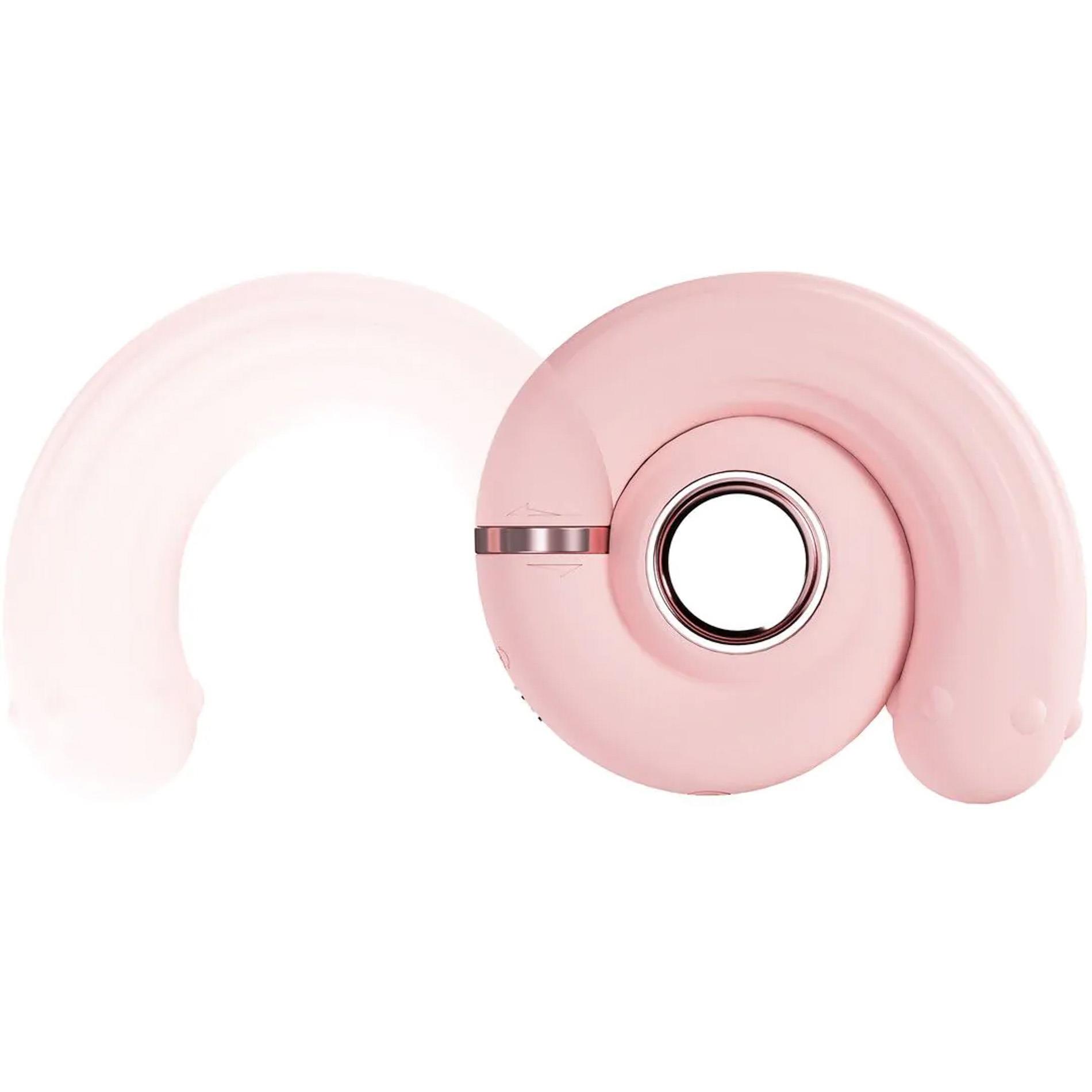 Вібратор Loveline Perles - Rotating Beads Swirl, 11,8 см (рожевий)