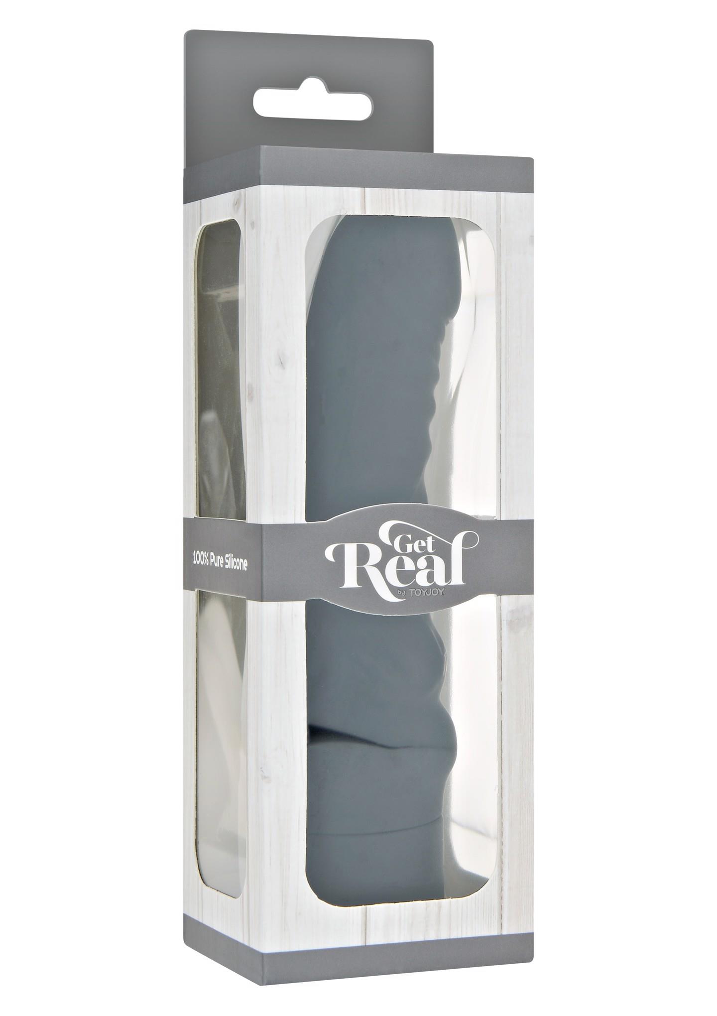 Вибратор Get Real Mini Classic G-spot, 18.2 см (черный)