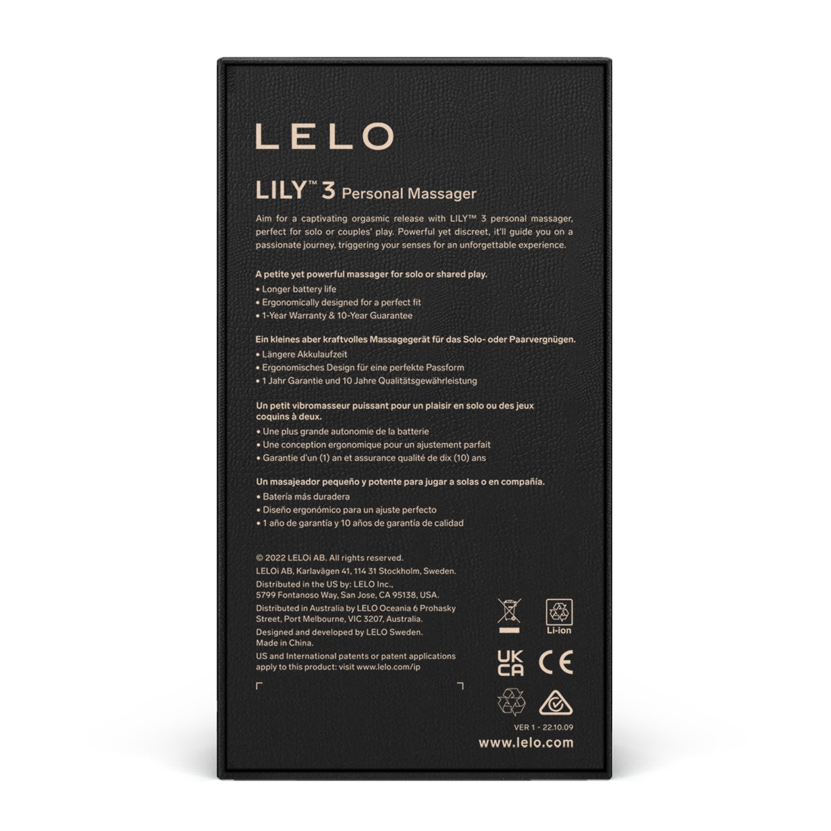 Вибратор для клитора Lelo Lily 3, 7,4 см (мятный)