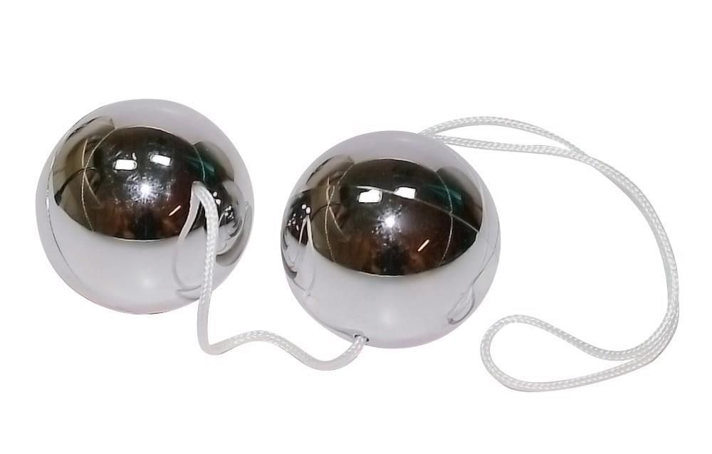 Вагинальные шарики Basic Loveballs Silber, 23 см (серебристый)