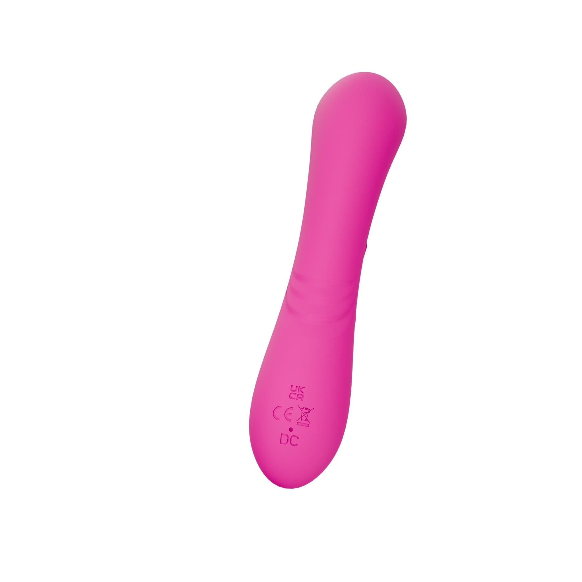 Wibrator królik B - Series Cute Jade, 17.8 cm (różowy)