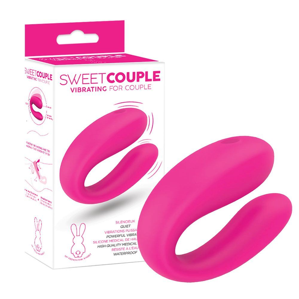 Вибратор Clara Morgane Sweet Couple, 6.8 см (розовый)