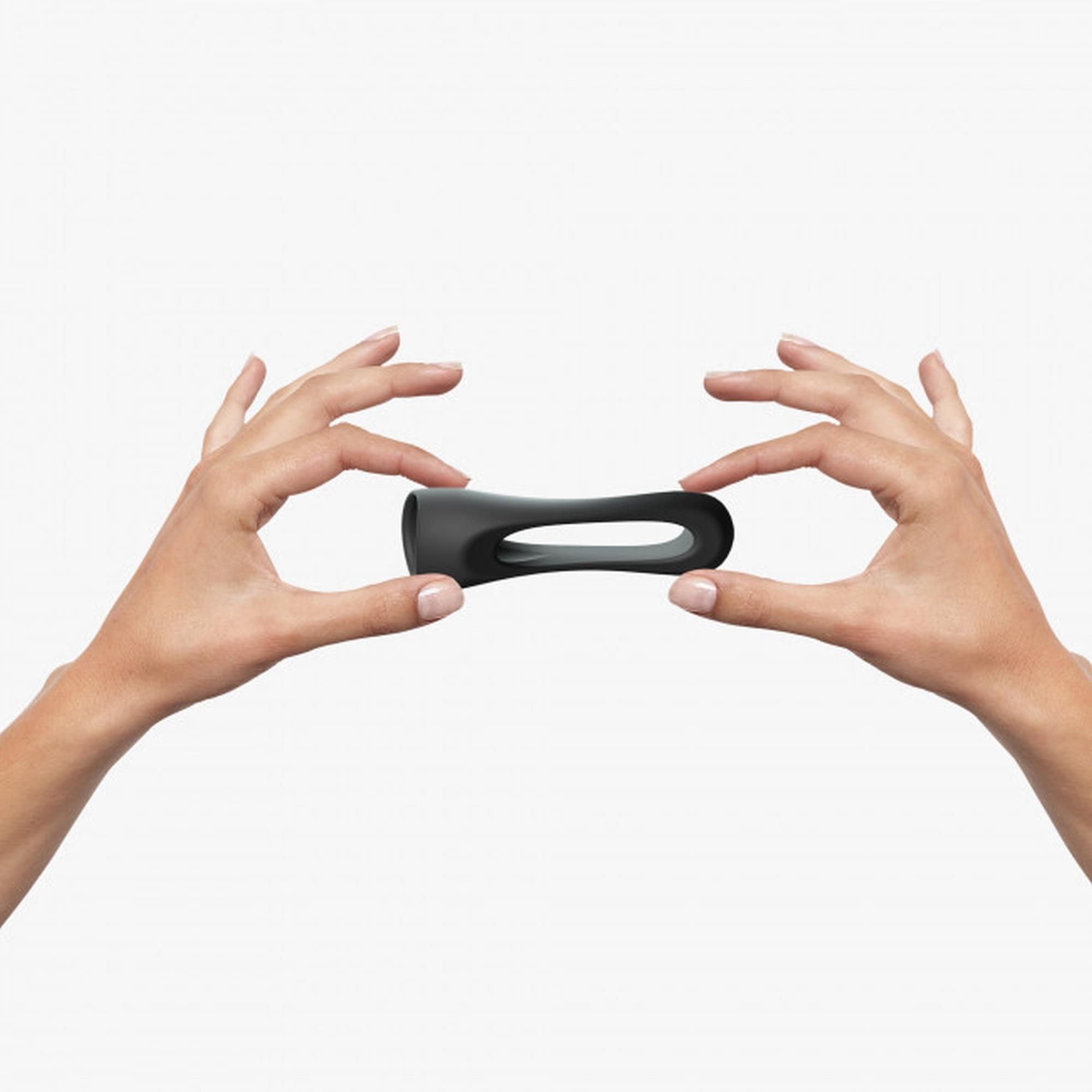 Двойное эрекционное кольцо Love To Love Flux Ring (черный)