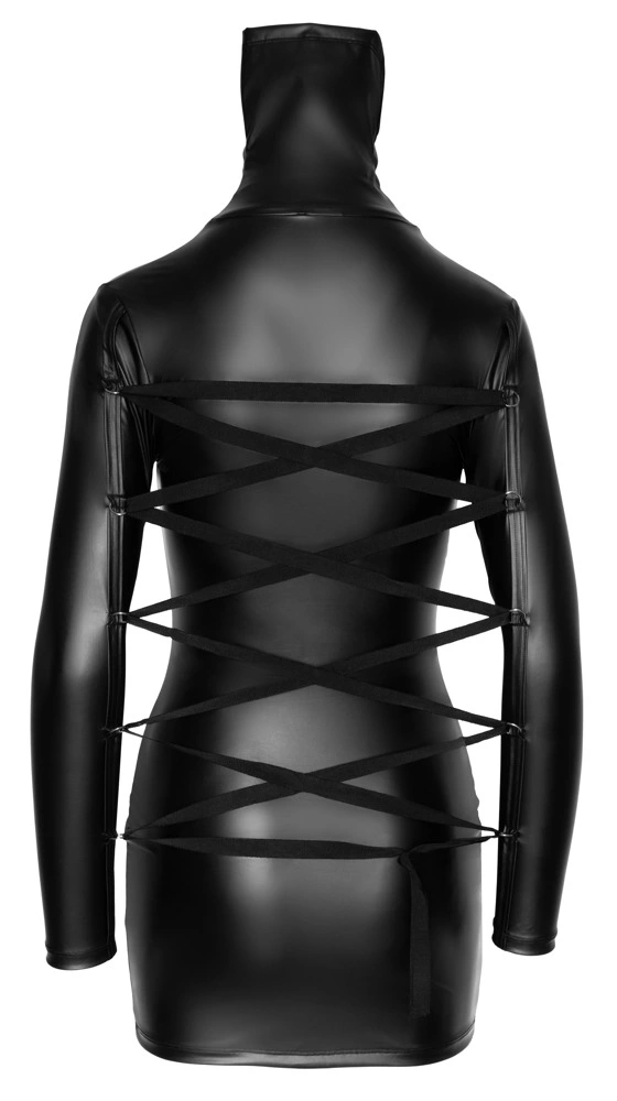 Міні-сукня з рукавом Cottelli Bondage Dress, L (чорний)