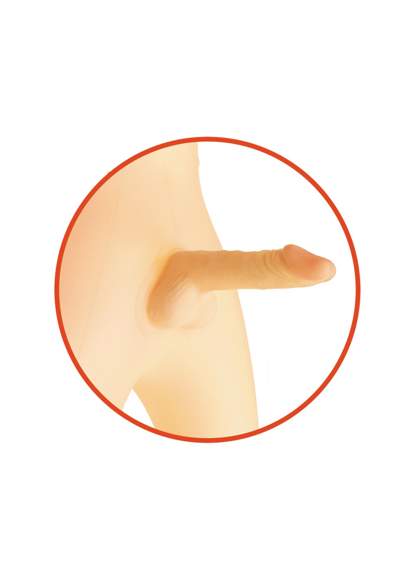 Секс-кукла с вибрацией Boss Series Dennis, 160 см (телесный)