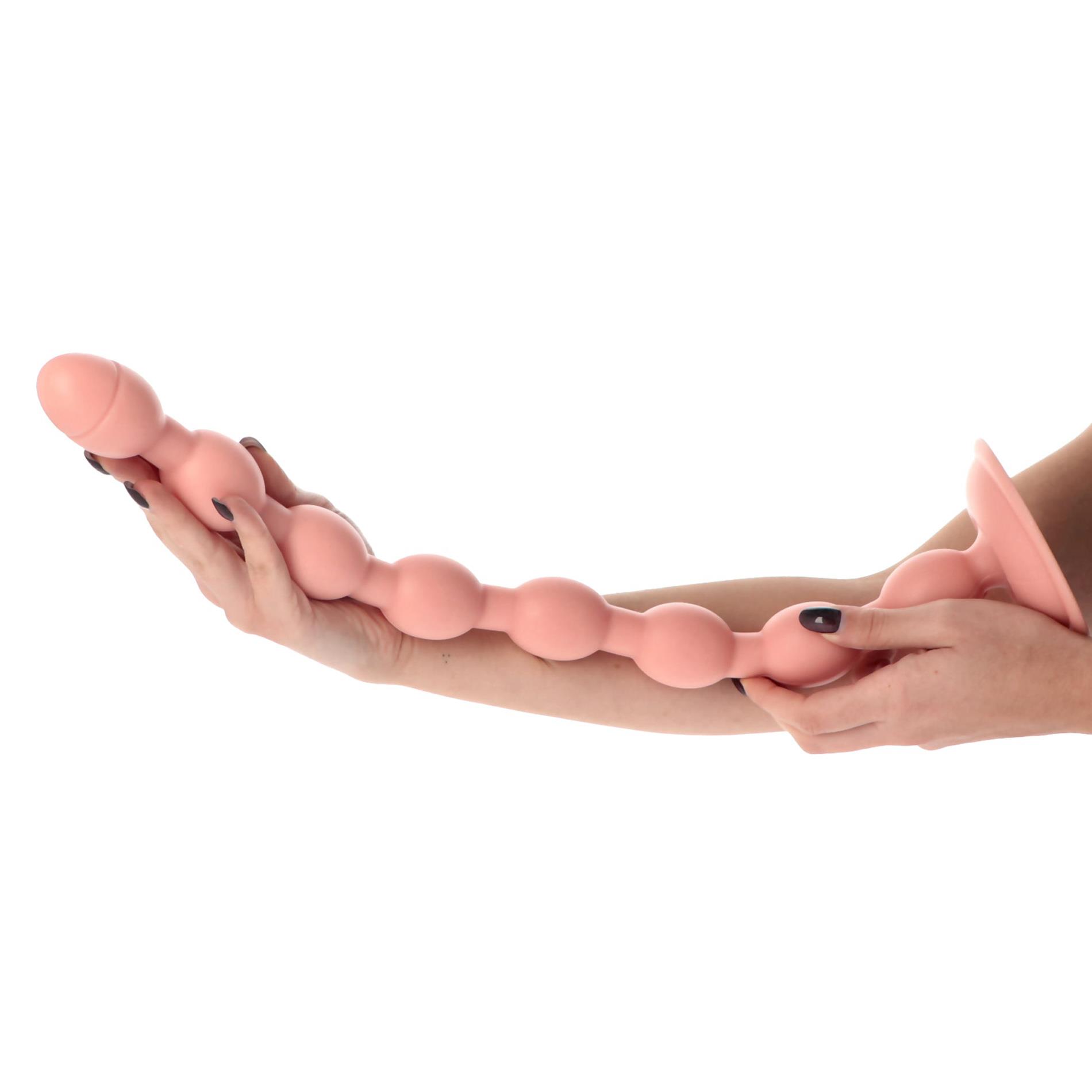 Korek analny do fistingu Toyz4lovers Taranaki, 52 cm (w kolorze cielistym)